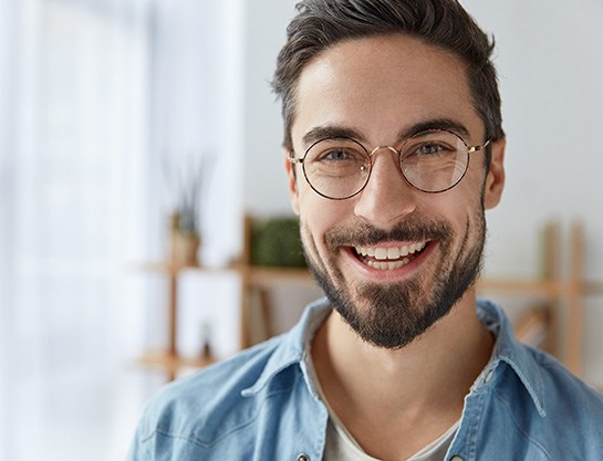 Smiling man with attractive teeth