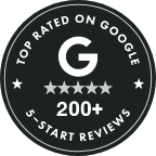 Top rated on Google badge